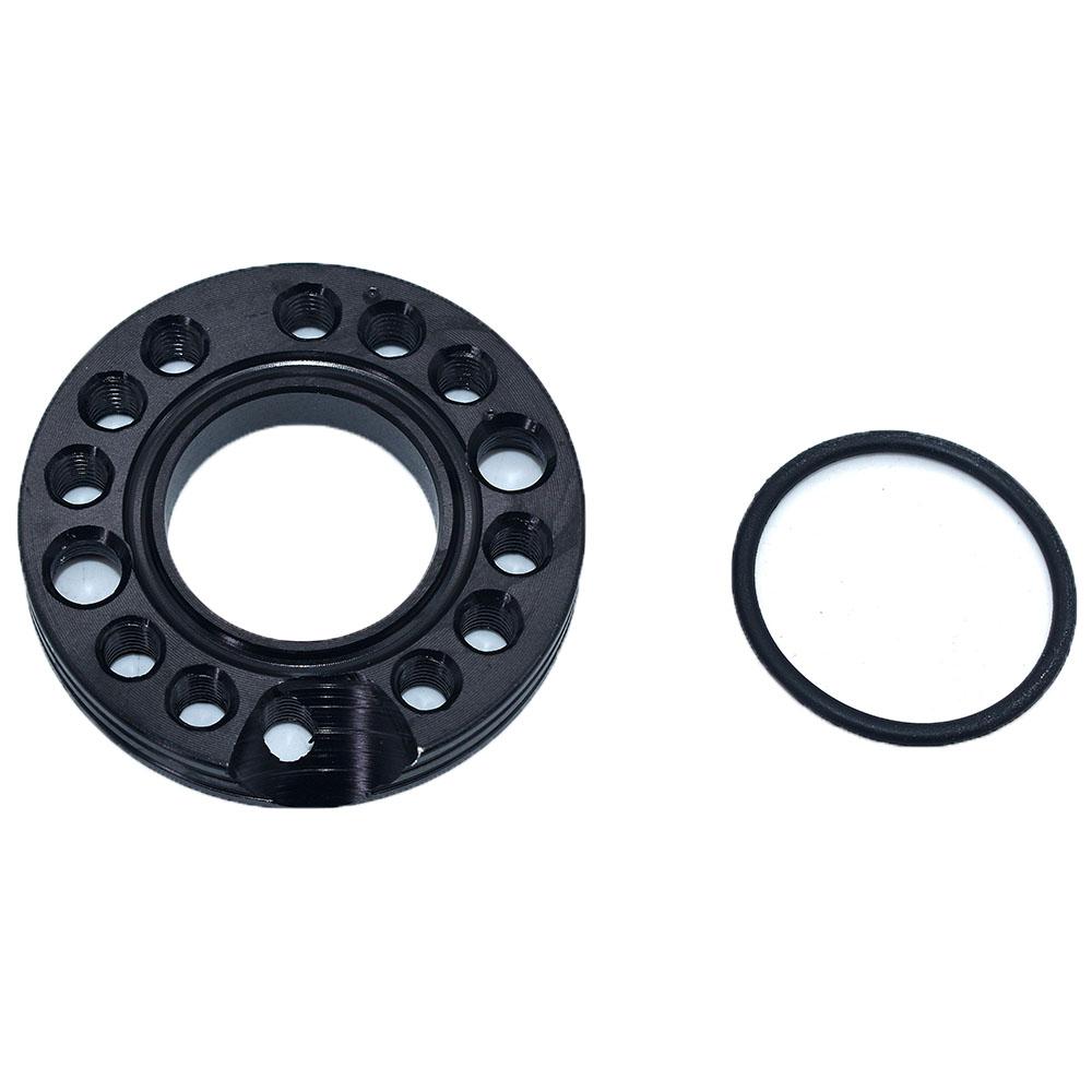 Motorcycle parts 28mm CNC Carb Carburetor Inlet Manifold Adjuster Universal flange Spinner Plate Adaptor For Pit Dirt Bikes