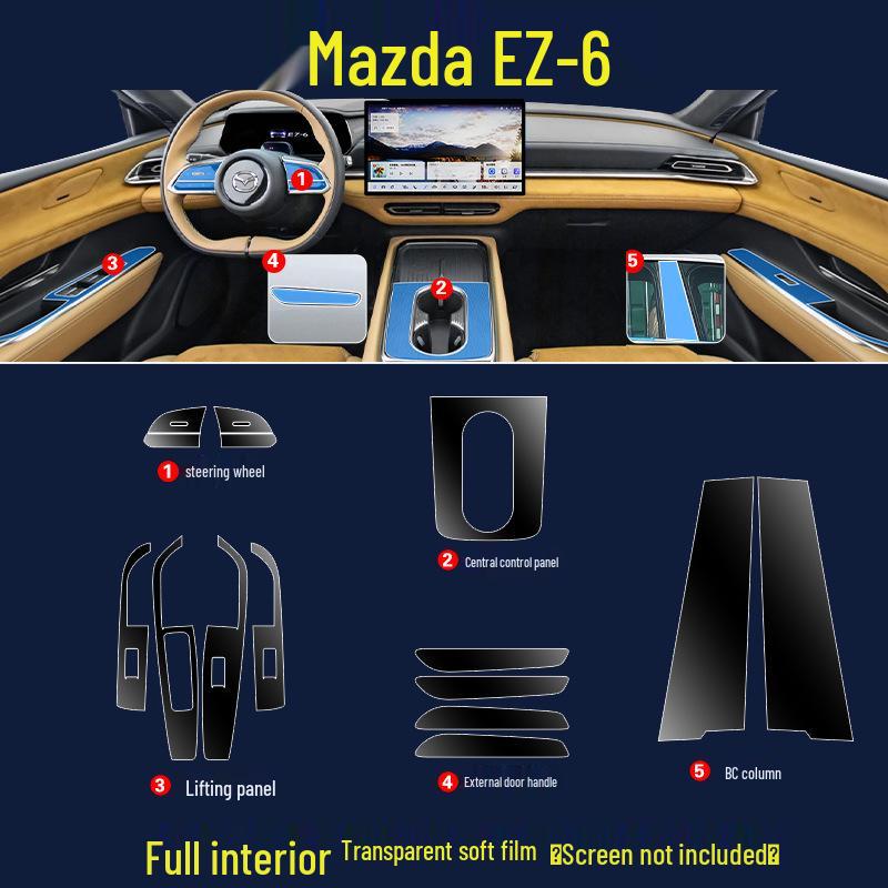 2024 Mazda EZ-6 Накладка на панель интерьера и Защитная пленка на экран