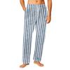 Men's Drawstring Pocket Flannel  Pants Homewear Sleep Pants