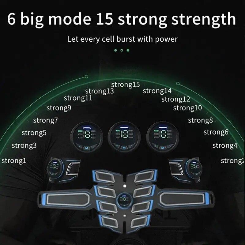 Перезаряжаемый тренажер для тонизирования мышц живота, массажер для рук, спины, шеи, укрепляет и тонизирует пресс, спину