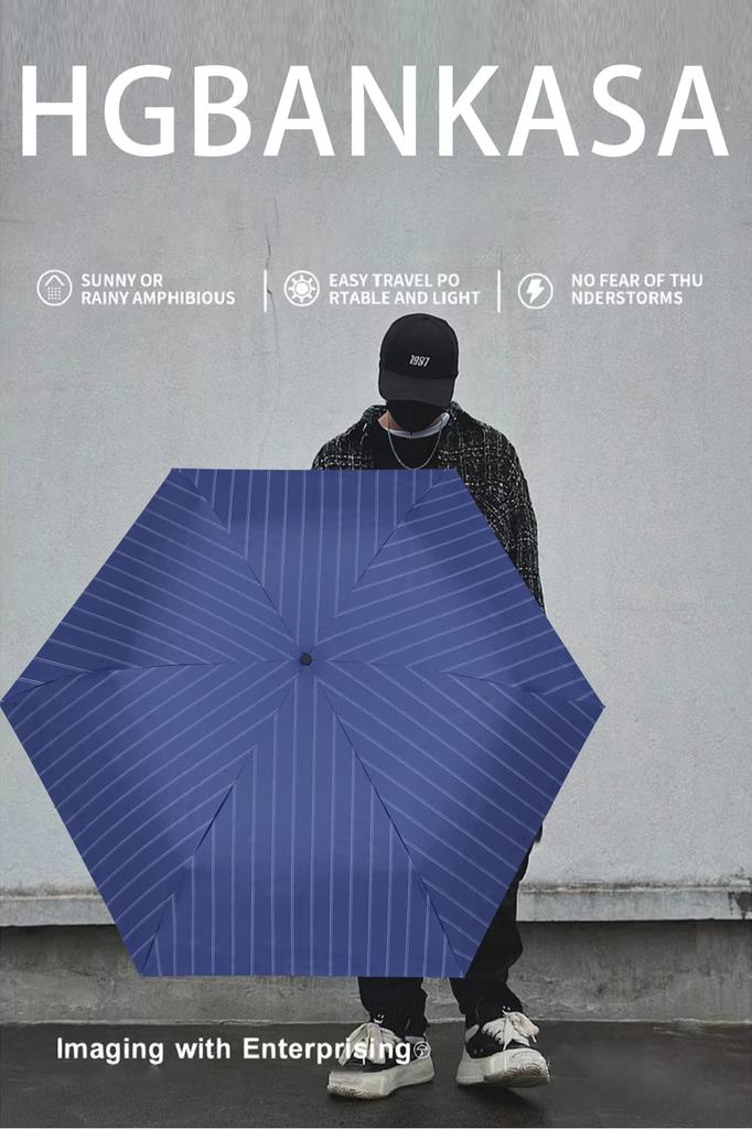 Folding for Both Sun and Over UV Cut Over Light Shielding Heat 300T Fabric Super Water High Strength Carbon Wind Durable Large Lightweight Umbrella 60