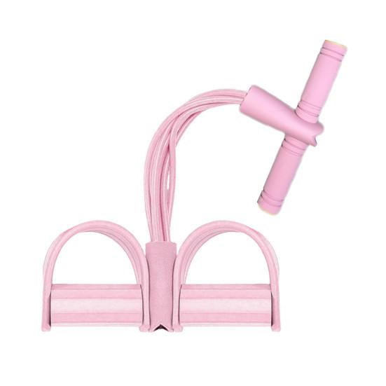 Sit-up Pedal Puller Resistance Band с ручкой Многофункциональный 4/6-трубчатый эластичный канат для йоги для мужчин и женщин Тренажер для натяжения педалей Тренировочное оборудование