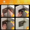 Thickened Cabinet Door Hinge Installation Plate Cupboard Door Hinge Mounting Plate  Household Tools