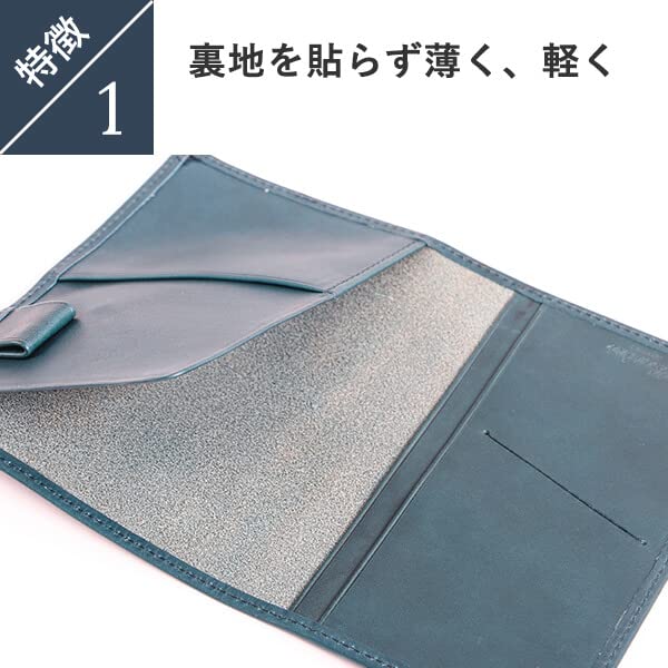 Passport Genuine Passport Boosters Card Notebook Most [Boosters] Case, Bi-Fold, Leather, Cover, Minervaliscio, Men's, 5.5 Inch, Case, Cover,