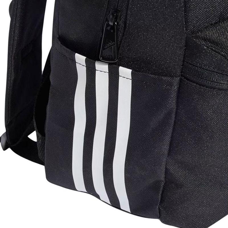 Adidas Recycled Polyester Plain Weave Fabric Backpack Unisex Black