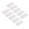 10 Pcs Door Stoppers Drill Free Stackable Transparent TPR Flexible Anti Collision Door Stop Wedges