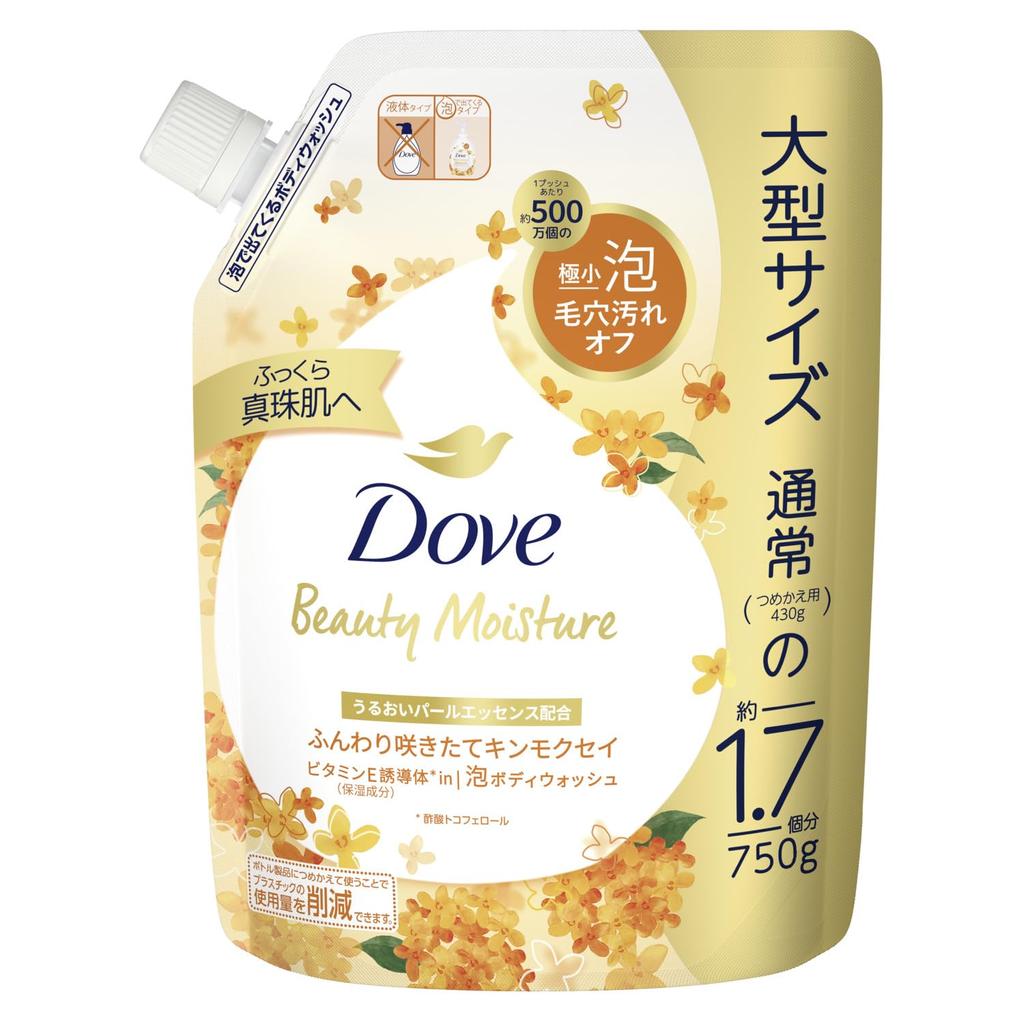 DOVE Body Osmanthus Body 750g Мыло, (Пенная стирка), Пополнение,