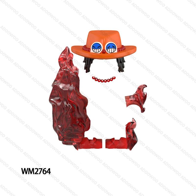 Горячая Мультяшная Аниме WM2746-WM2785 Фигурка Джоба Зоро Персонаж Японской Серии Кукла-Действие Модель Конструктор Игрушка Подарок