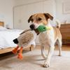 Плюшевая утка - игрушка для собак для агрессивных грызунов, пищащая собачья игрушка-грызунка, неразрушимая набивная утка для собак, снятие скуки, для прорезывания зубов
