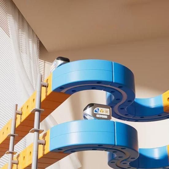 66/92 шт./набор Магнитный набор железнодорожных путей DIY Гоночная машина Кубический рельс Мальчики Девочки Не поддающийся гравитации Строительный набор Малыши