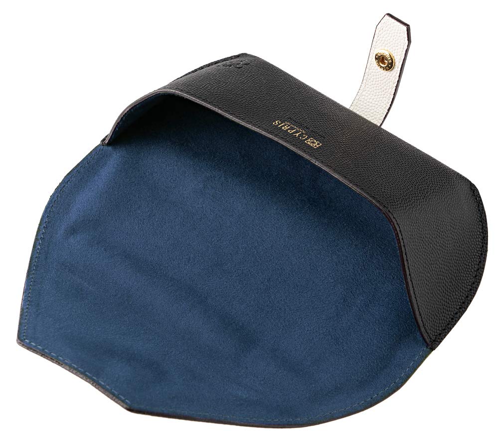 Grano Works Glasses Sunglasses Case Leather Day Day Gift Present Birthday Black X White 8735 [Cypris] Women's Father's Mother's Women's