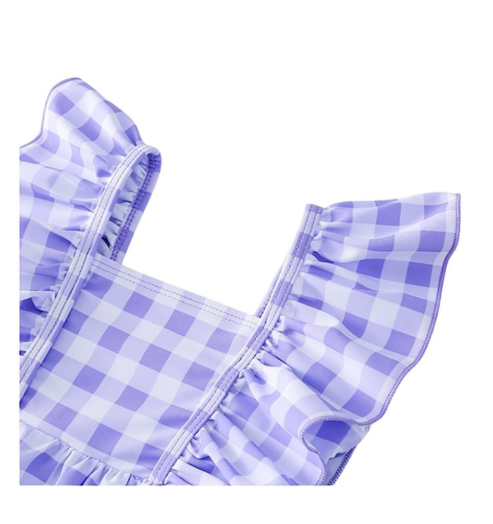 Купальник раздельный детский детский с оборками один плавательный [LJZM] Детский для девочек, Набор из 3 предметов, Купальник, 90-140 см, Для плавания, Купальный костюм, Штука, Море, Бассейн,