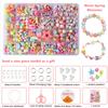 1 Set Creative Loose Spacer Beads Making Bracelet Necklace 10/24 Grid Girl Jewelry Kit Toy Diy Handmade Beaded Children'S Toys