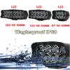 1Pair 24W Off Road Car 6000K Led Work Light Bar Headlight Waterproof With Switch