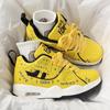 Мужские весенние кроссовки для скейтборда желтого цвета с амортизацией и увеличением роста, 2025