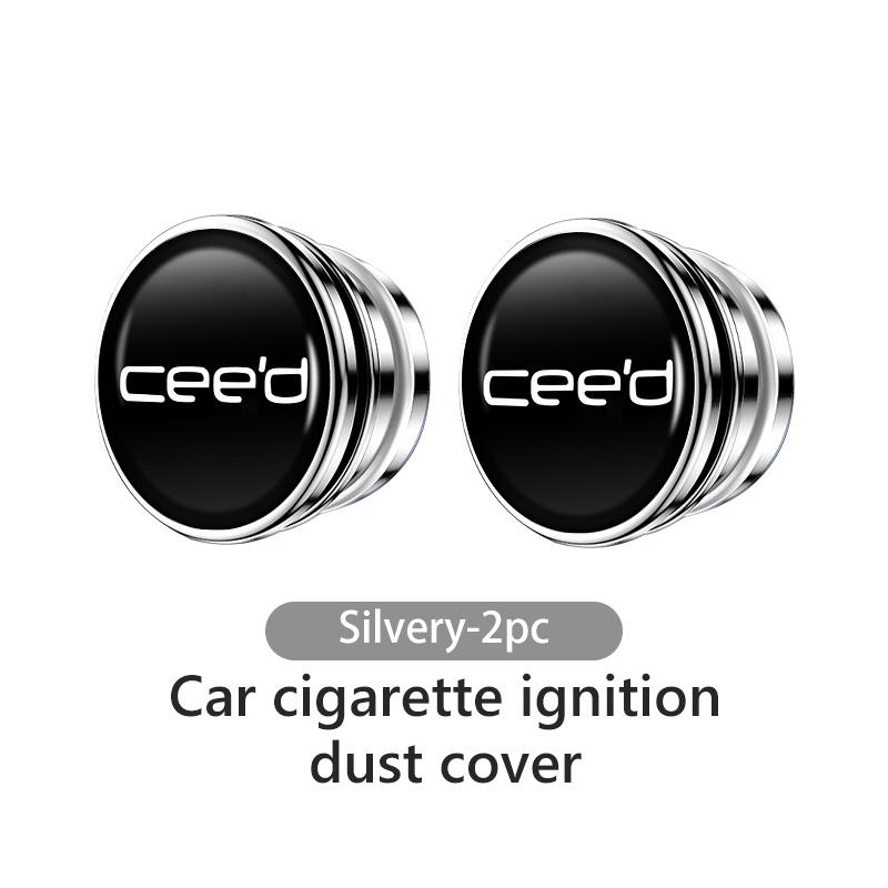 Car Cigarette Lighter Dust Proof Cover Cap Accessories For KIA Ceed 2021 2020 2019 2018 2017 2016 2015NW5