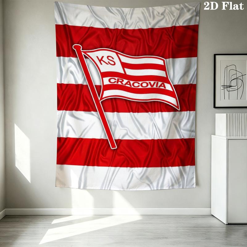 Ks Cracovia Wall Tapestry Aesthetic Wall Hanging Printed Fabric Blanket Decorative Tapestries For Bedroom Living Room Home Decor
