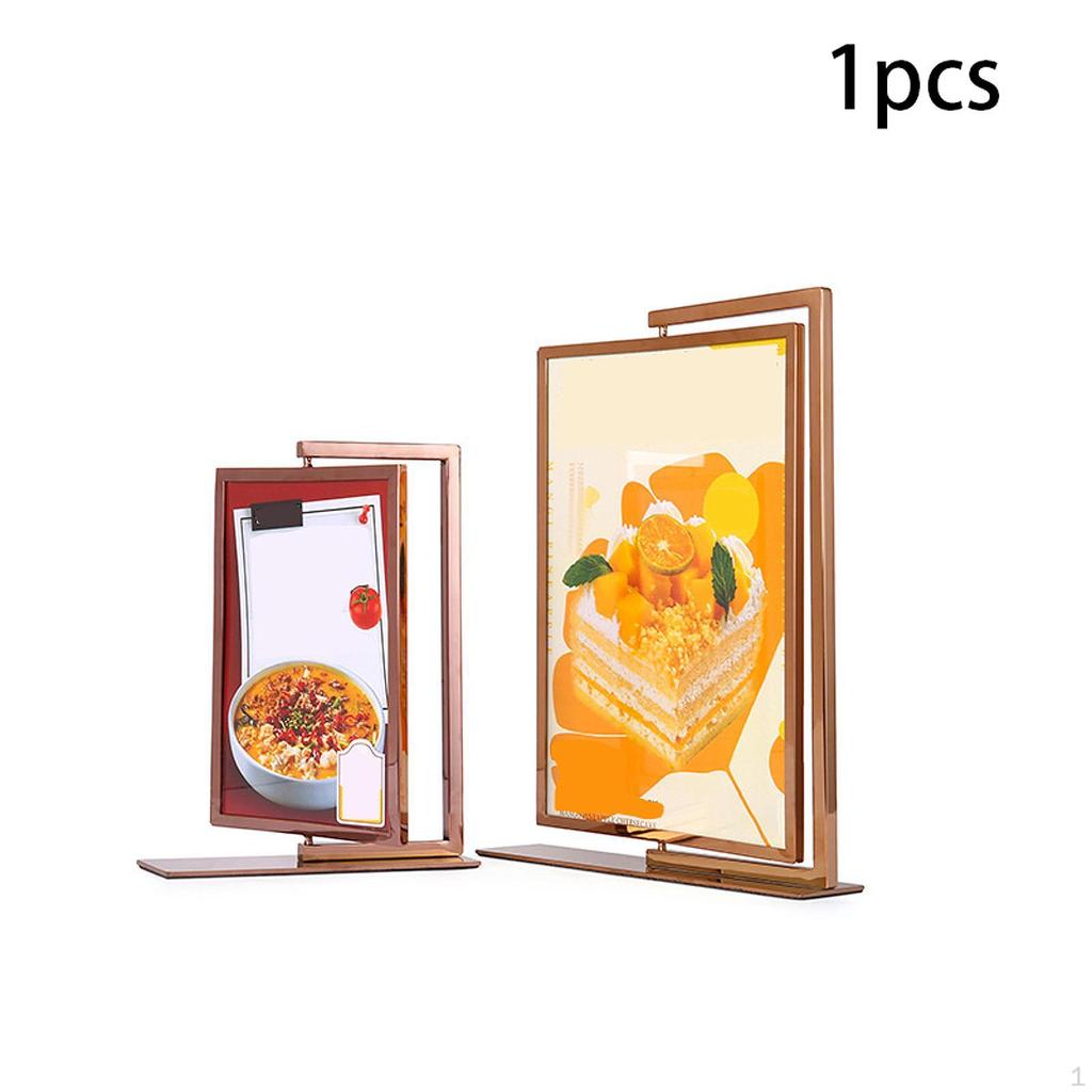 Poster Board Stand Photo Frame Sign Holder Table Standing for Bedroom