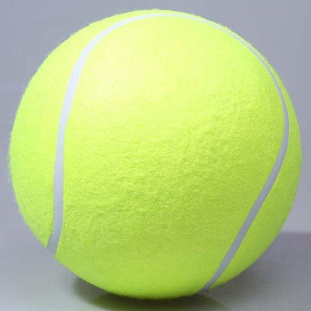 1/2Pcs Large Inflatable Tennis Ball Dog Chewing Toy 9.5 Inch Pet Ball Interactive Toys Outdoor Cricket Dog Training Supplies