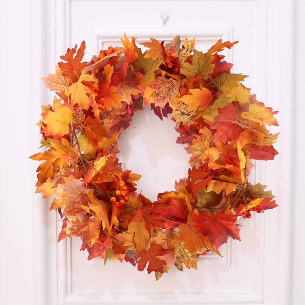 1 шт. Искусственная осенняя листва гирлянда осенняя гирлянда кленовый лист 175 см/шт. подвесная виноградная гирлянда День благодарения для дома свадьба камин вечеринка декор