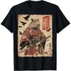 Capybara Samurai Graphic Japanese Warrior Anime T-Shirt