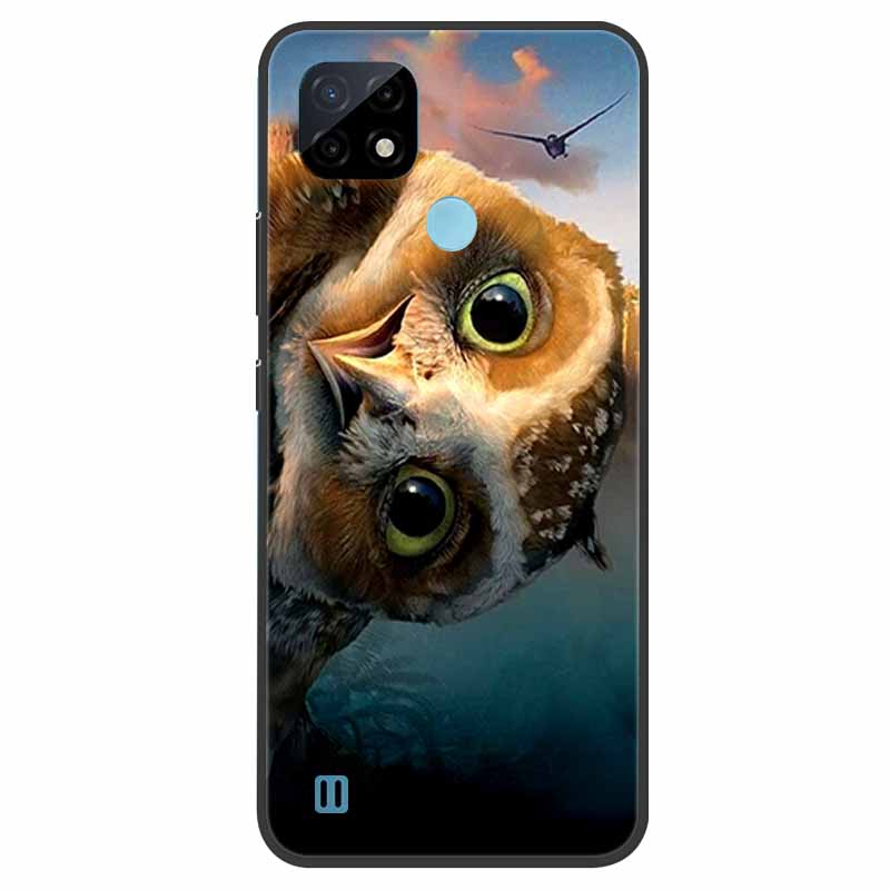 Для Realme C21 чехол противоударный мягкий силиконовый чехол из ТПУ для Realme C31 C21Y C25S C25 чехлы для телефонов Realme C21 C31 милый мультфильм