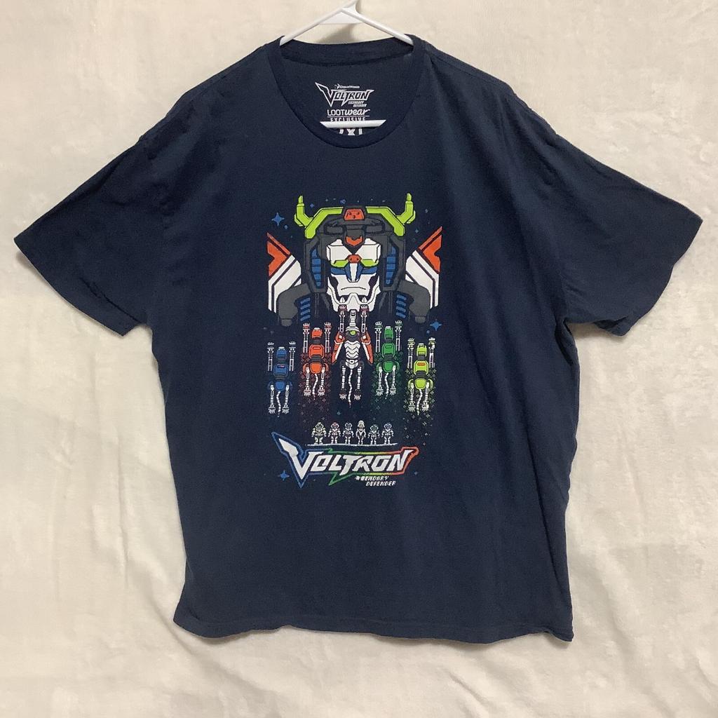 DreamWorks Voltron Legendary Defender T-shirt Dark Blue 2XL Loot Crate Lootwear Unisex T-Shirt