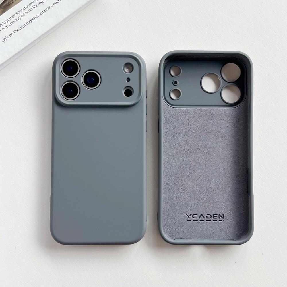 Liquid Silicone Phone Case For iPhone 17 Pro Max 17Air 16 17 Pro 15 14 Plus 16e 13 12 11 Candy Color Matte Coque iPhone17 Pro
