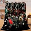 1PC Rock music Slipk-not  Flannel Blanket Gift, Suitable for Both Men And Women, Soft Ideal for Beds And Sofa, Birthday Or Christmas Gift