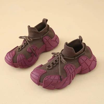 Высота каблука Толстый каблук Женские Роскошные Кроссовки Лоферы Летние Кроссовки Женская Обувь Дизайнерская Спортивная Самая Низкая Цена Новинка Быстрая