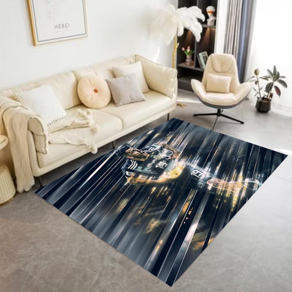 Precision Soccer Carpet Suitable for Entryway Study room Decorate room Bedrooms Anti-slip Rug Decorate Offices Perfect Gift for Women/Men