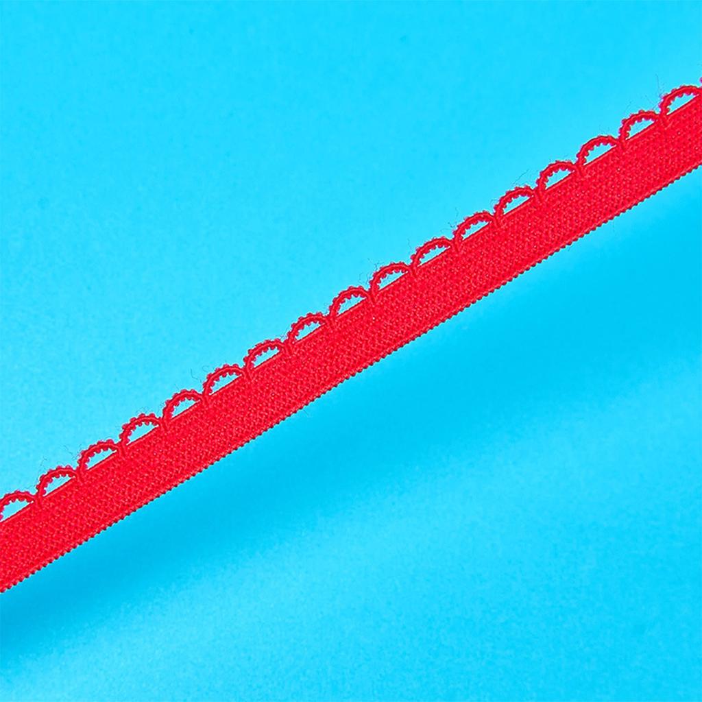 Эластичная лента эластичное кружево 0,9 см полумесяц нижнее белье плечевой ремень зубчатый край лента