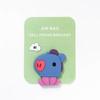 Мультяшный ручной держатель для телефона Bt21, выдвижной настольный держатель-подушка, милый органайзер для наушников, аксессуары для айдолов