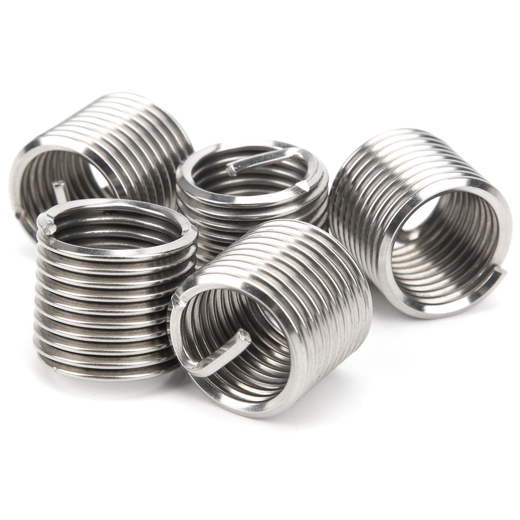 5Pcs Wire Thread Insert Coiled Sleeve Bushing Nut Threaded Expansion Tool Kit M20x2.5x1.5D