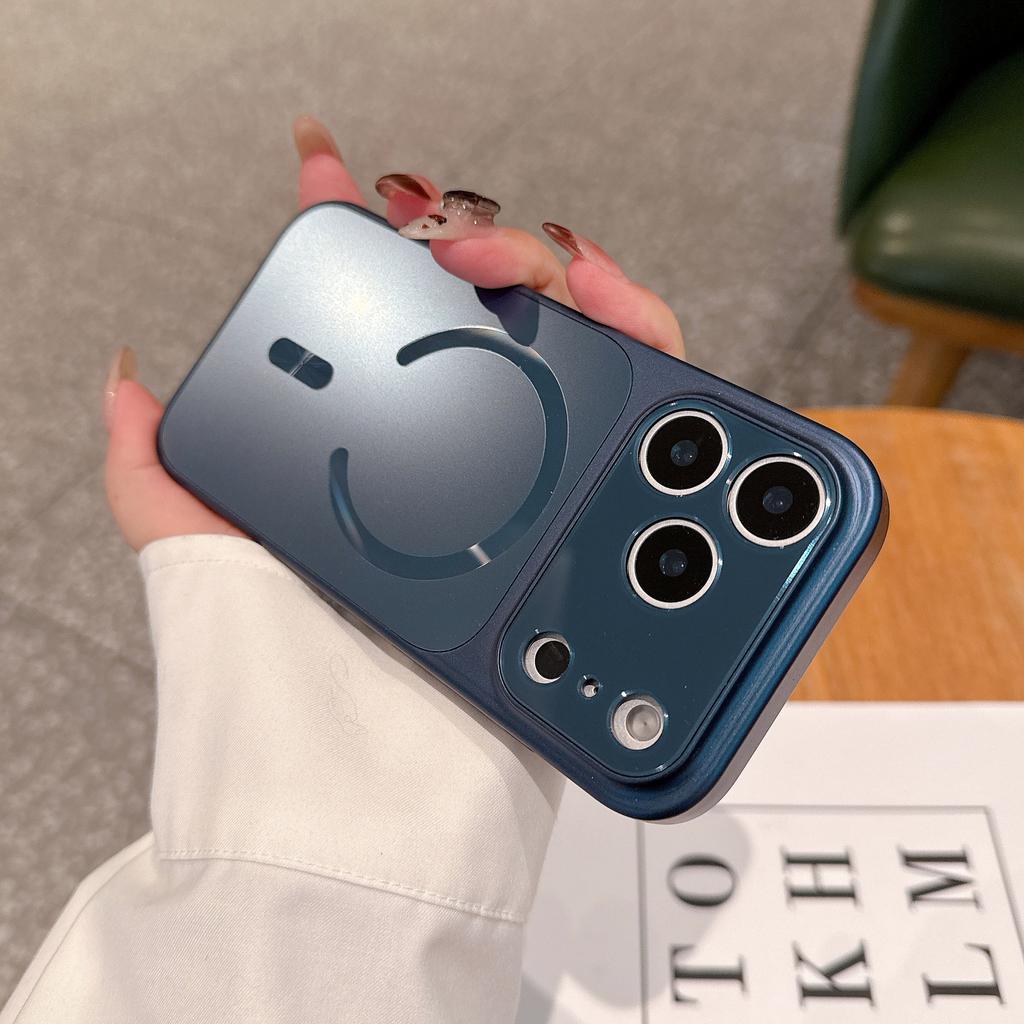 Имитация Оригинального Чехла Магнитный Чехол-накладка для IPhone17promax Чехол для мобильного телефона для Apple 16Pro Противоударный Всесторонний