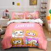 Lankybox Cartoon Style Bedding Set Bedding Duvet Cover Set Duvet Cover Pillowcases (1 * Duvet Cover 2 * Pillowcases, without duvet insert)