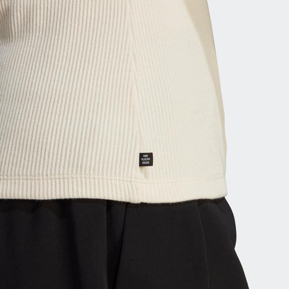 Adidas Узкая футболка Originals с 3 полосками, контрастный спортивный круглый вырез, женские топы с короткими рукавами Wonder-White IC5463