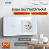 Zhengshang C8 Граффити Zigbee Сенсорный Умный Выключатель с 80 Ом Голосовым Управлением для Alexa и Google Assistant.