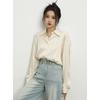 Autumn New Design Jacquard Casual New Sun Versatile Loose Striped Shirt Women