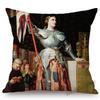 Neoclassical World Famous Oil Painting Jean Ingres Nepoleon The Source La Grande Odalisque Sofa Pillow Case Linen Cushion Cover
