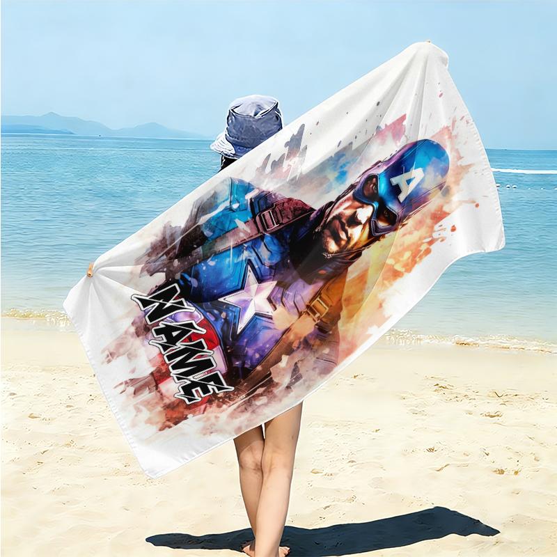 Personalized "Spider-Man: Hero's Journey" Beach Towel Microfiber Beach Towel Thin Absorbent for Beach Swimming Yoga Bath Sports. 0910124
