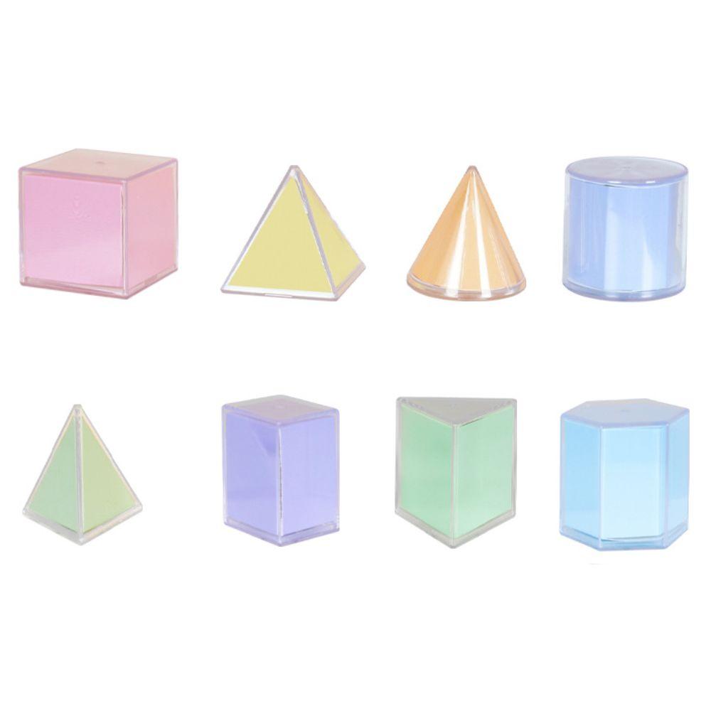 Detachable 3D Geometric Cube Educational Game Math Toys Geometric Shapes Blocks Boys Girls