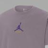 Jordan Футболка NBA Los Angeles Lakers Courtside Statement Edition с круглым вырезом, свободным кроем, коротким рукавом и логотипом, мужские топы, фиолетово-дымчатого цвета HF5434-524