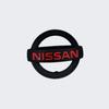 CGRQTB1 ABS Car Front Grille Tail Logo Emblem Rear Sticker Badge Nissan 350Z Qashqai Sylphy X-Trail 370Z Altima Juke Kicks Micra NV200
