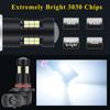 2PCS9006 HB4 H8 H11 H4 H7 Fog Light Bulbs 3030 21SMD 12V White For Fog Light Bulbs Auto Lamp Daytime Running Light