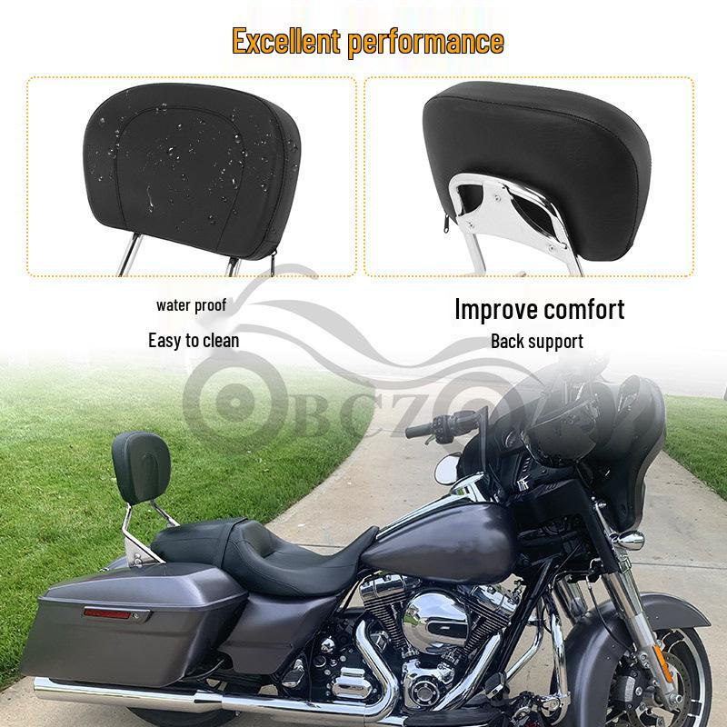 Модифицированный задний багажник со спинкой для моделей Harley Glide & Road King