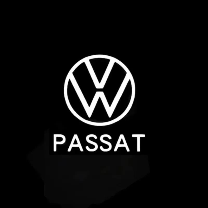 2PCS LED Wireless Laser Projector Car Door Welcome Lamps Logo Night Light for Volkswagen VW Beetle Golf Bora Lavida Touran CaddyKD4