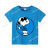 Snoopys Kids TShirt Cartoon Dog Merch Boy Girl Short Sleeve Tops Summer Breathable Cute Child Casual Clothes Birthday Gift