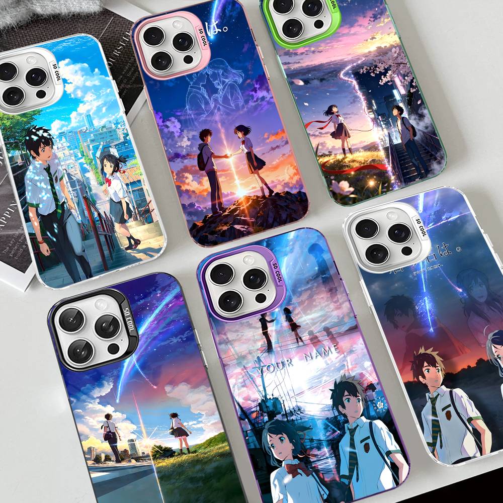 Anime Your N-Name Kimi No Na Wa For IPhone 17 Pro Max 17 Air 16 Pro 15 14 13 12 11 Color Matte Protect Phone Case