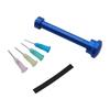 Solder Pastes Flux Mate Booster Plunger Dispenser Tool Aluminum Alloy Manual Syringes Solder Pastes Propulsion Tools